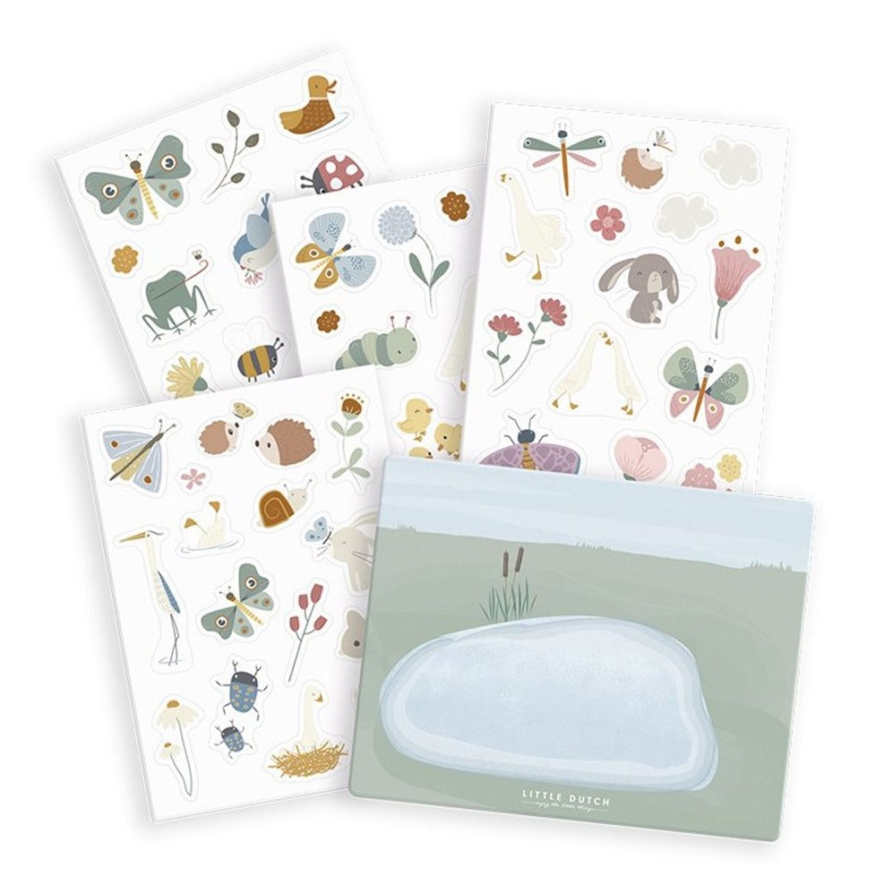 Autocolantes Vidro - Flowers & Butterflies - Little Dutch
