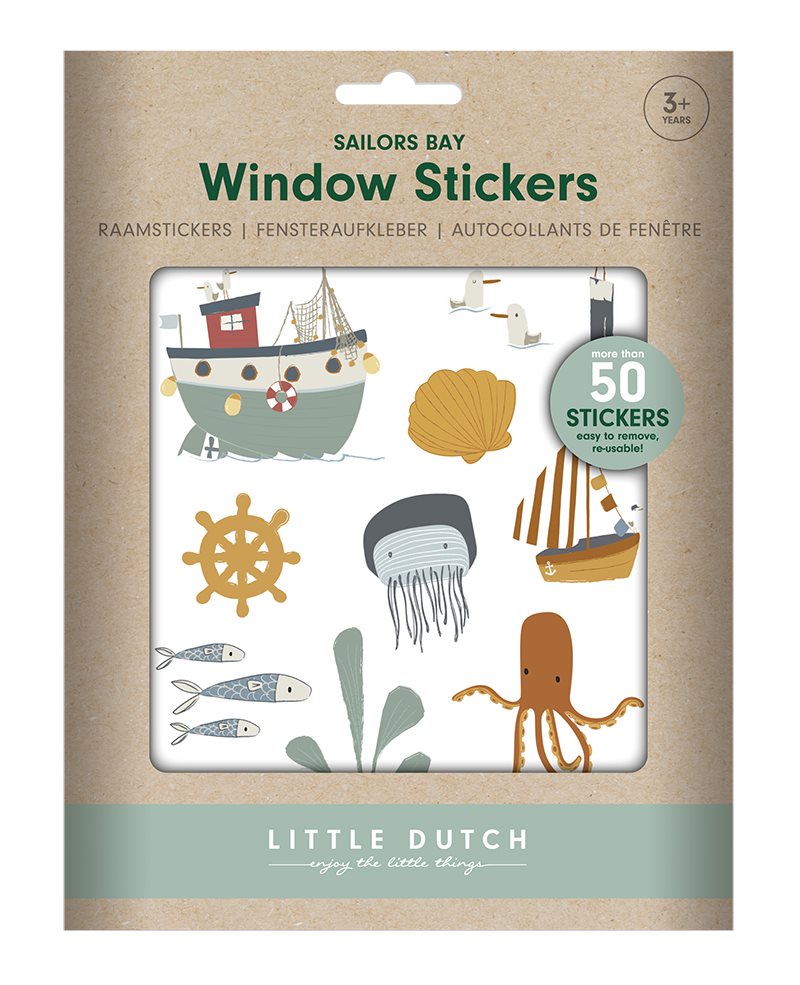 Autocolantes para Vidro - Sailors Bay - Little Dutch
