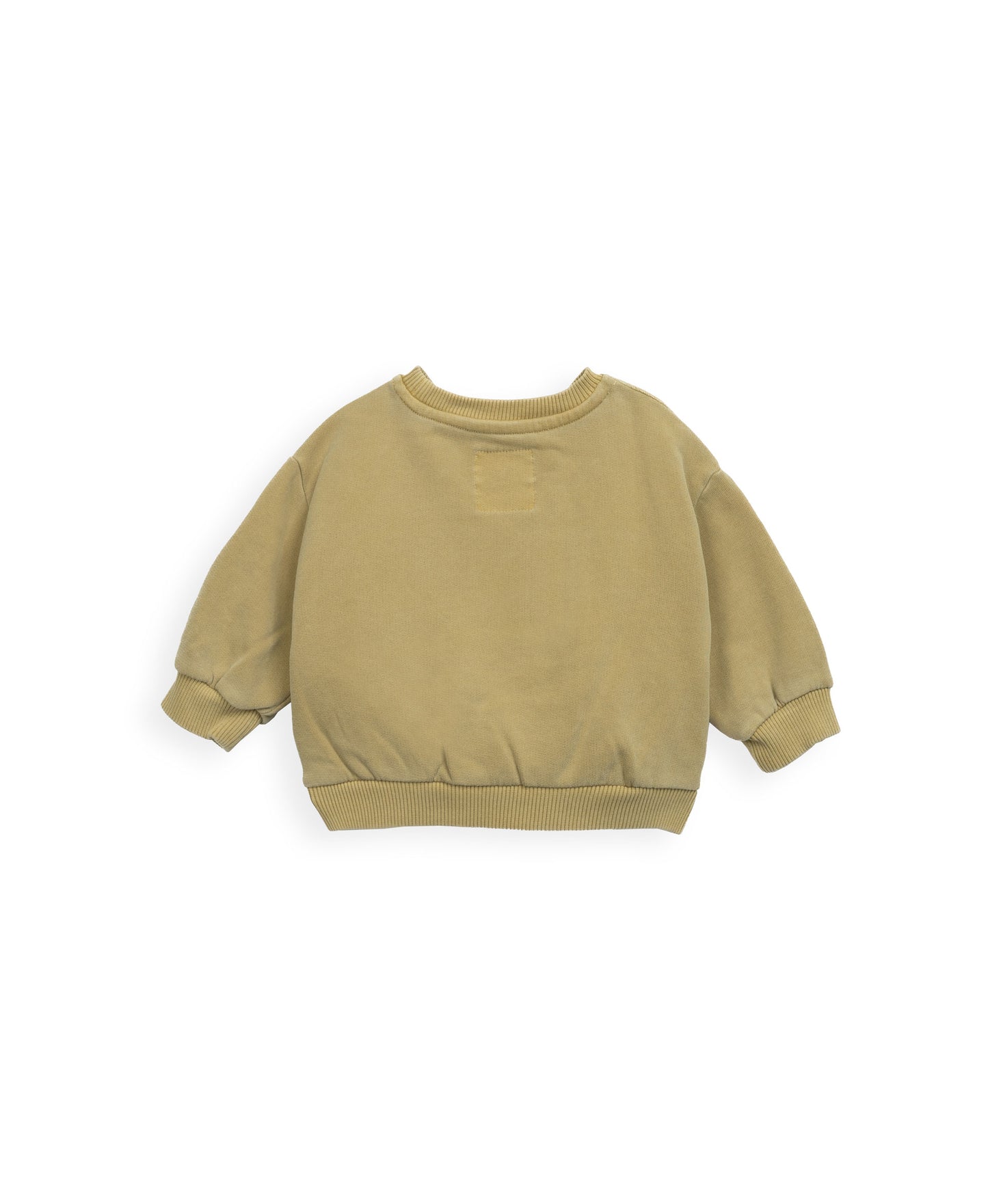 Sweat Bolso Amarelo Suave - Play Up