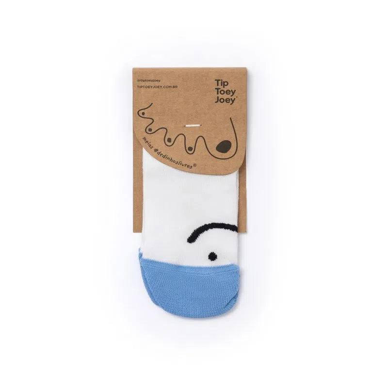 Meias barefoot Smile Azul Marinho - Tip Toey Joey