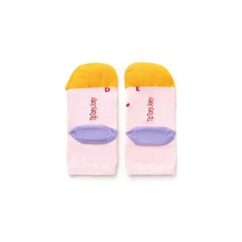 Meias barefoot Smile Lavanda - Tip Toey Joey