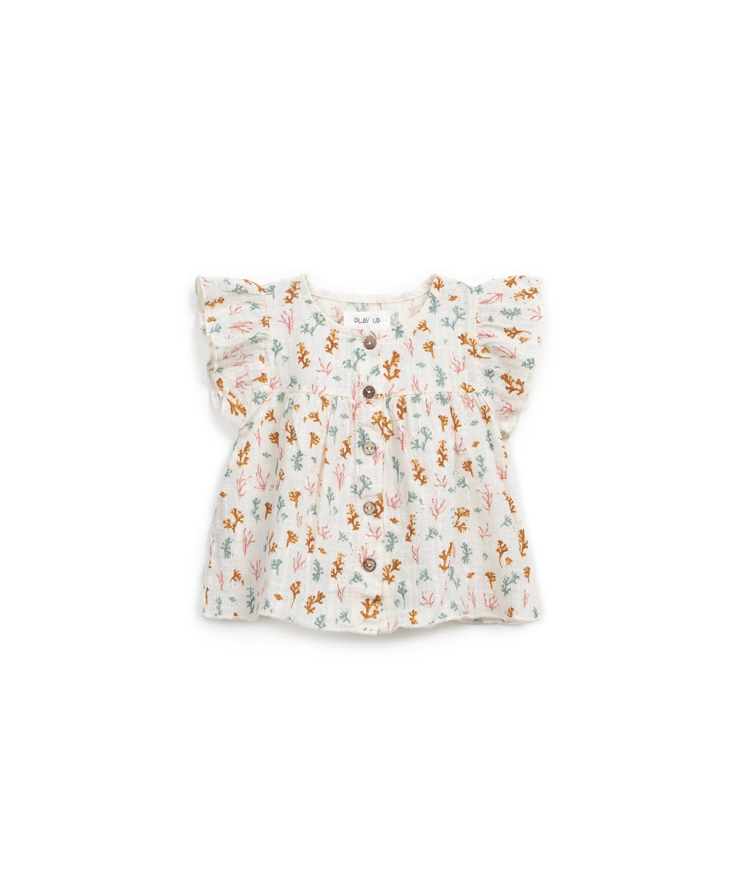 Túnica de tecido estampado algas - Play Up