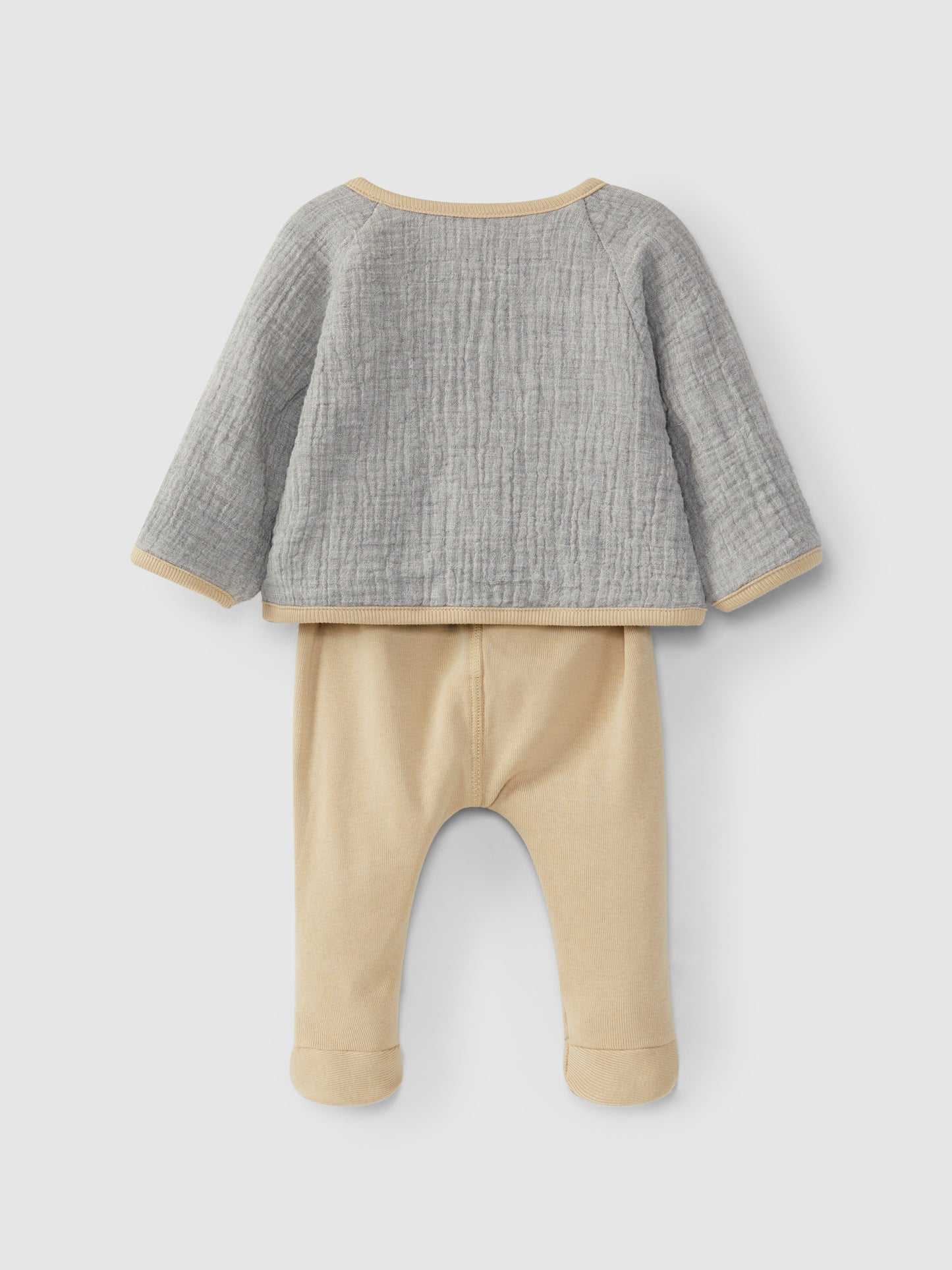 Conjunto de duas peças Musseline Cinza - Snug