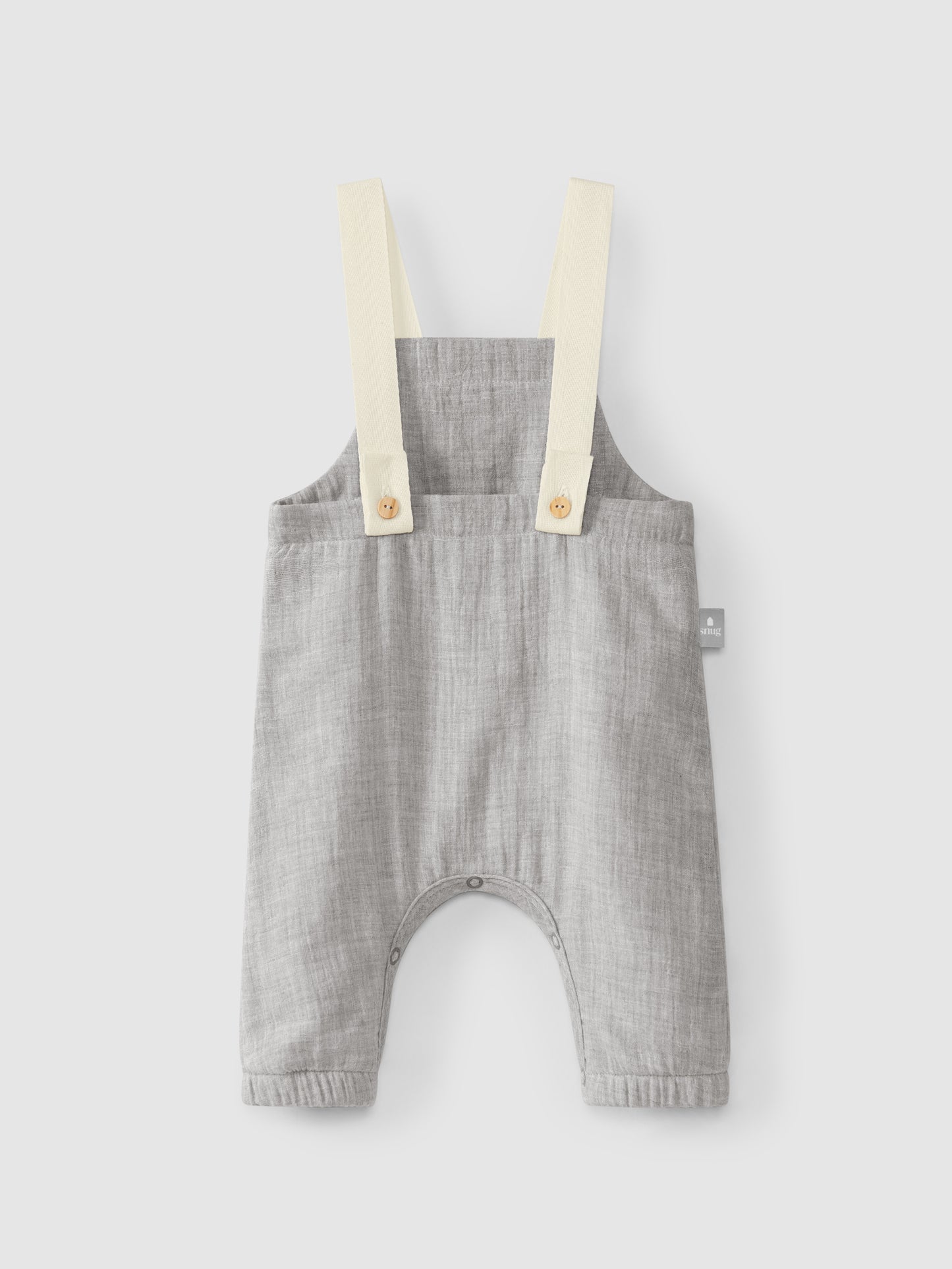 Jardineiras Musseline Cinza - Snug