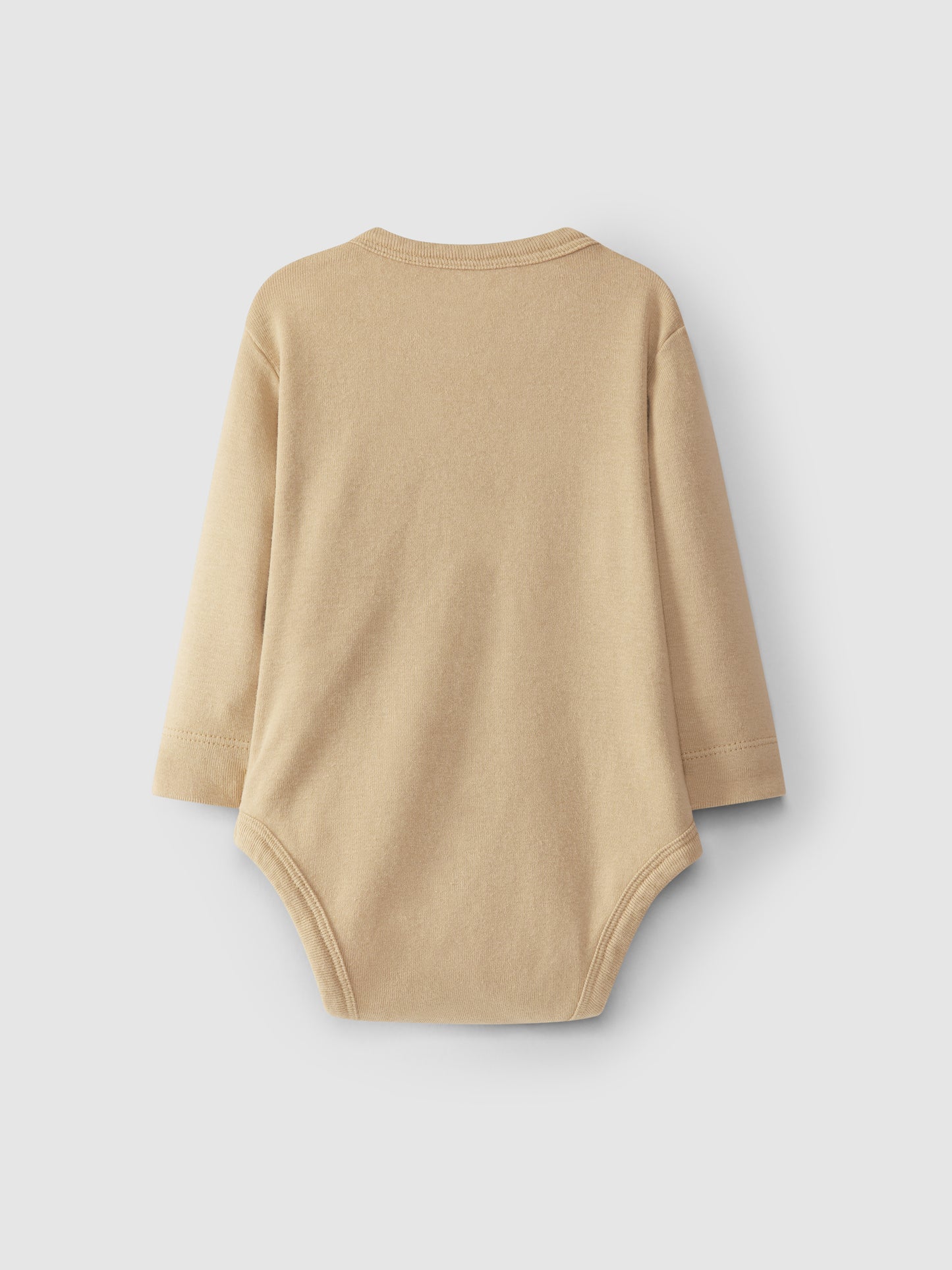 Body cardado em algodão orgânico Areia - Snug
