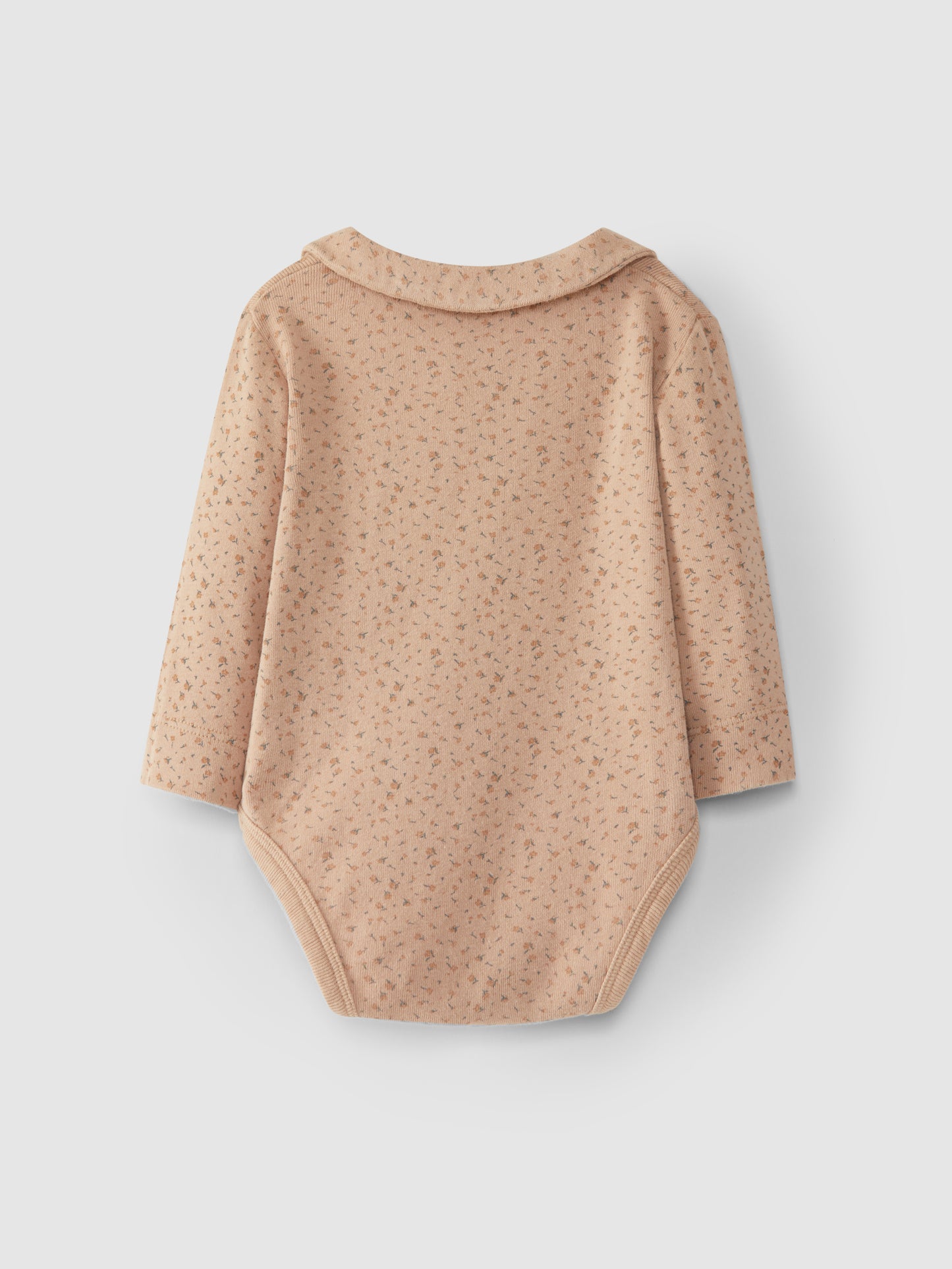 Body em algodão orgânico Flor Nude - Snug