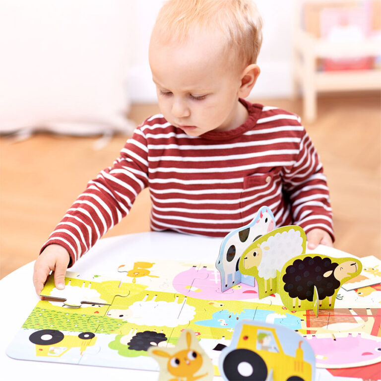 Puzzle Figure it Out Animais da quinta +2 - Banana Panda