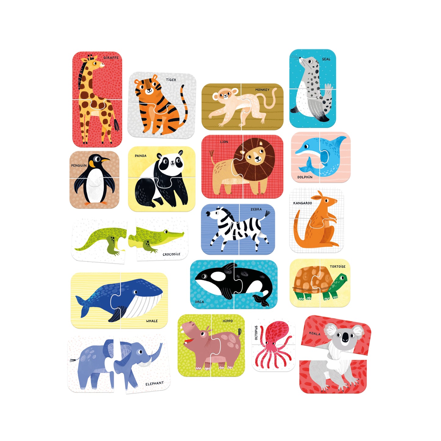 Banana Panda - Puzzle Pairs: Wild Animals 18m+