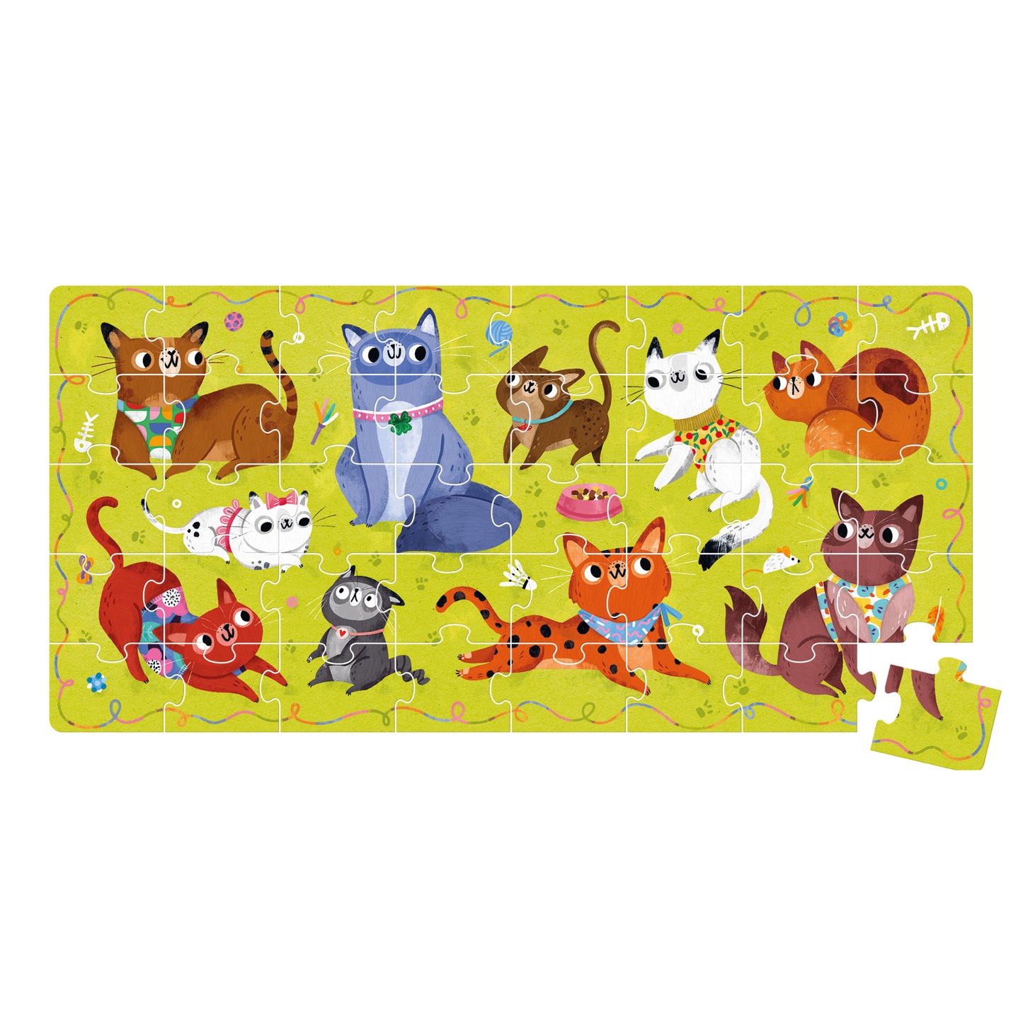 Banana Panda - Puzzle I love Cats 3+
