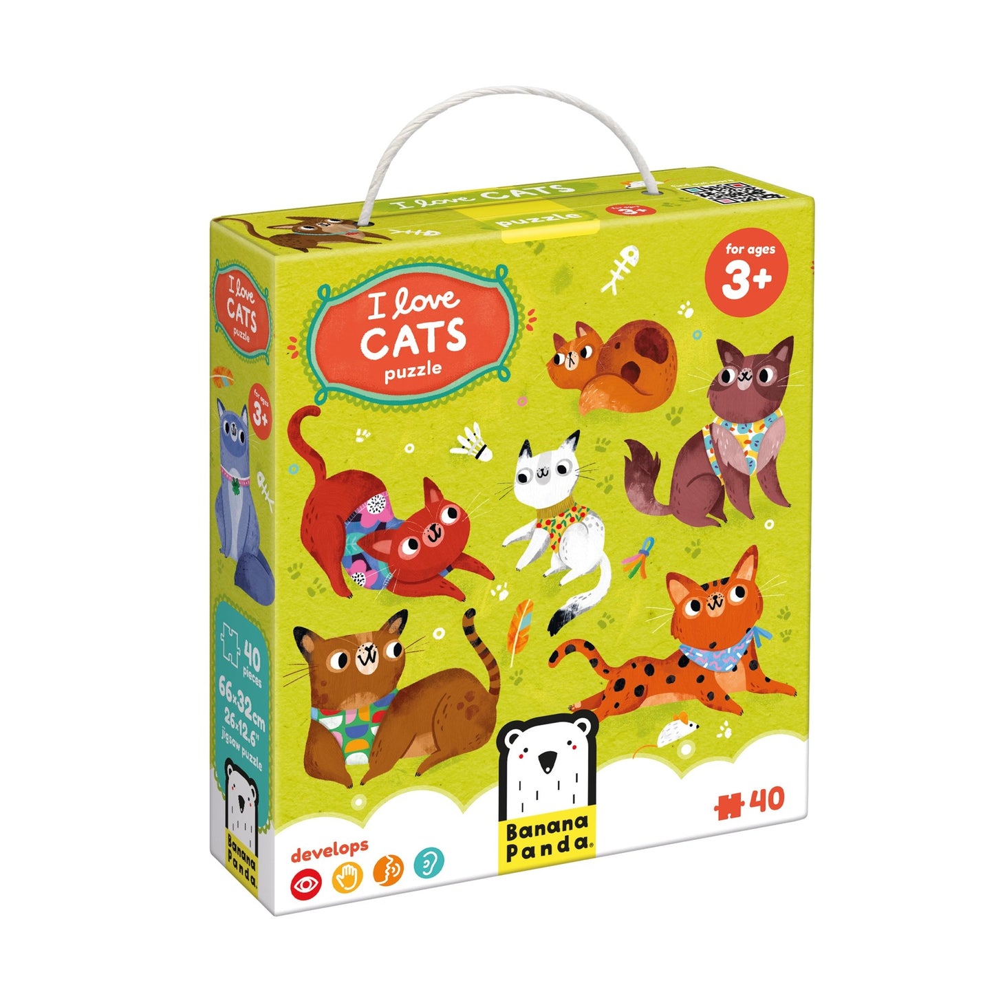 Banana Panda - Puzzle I love Cats 3+
