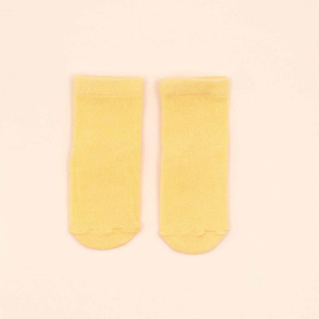 Meias Antiderrapantes Rainbow Yellow - Attipas