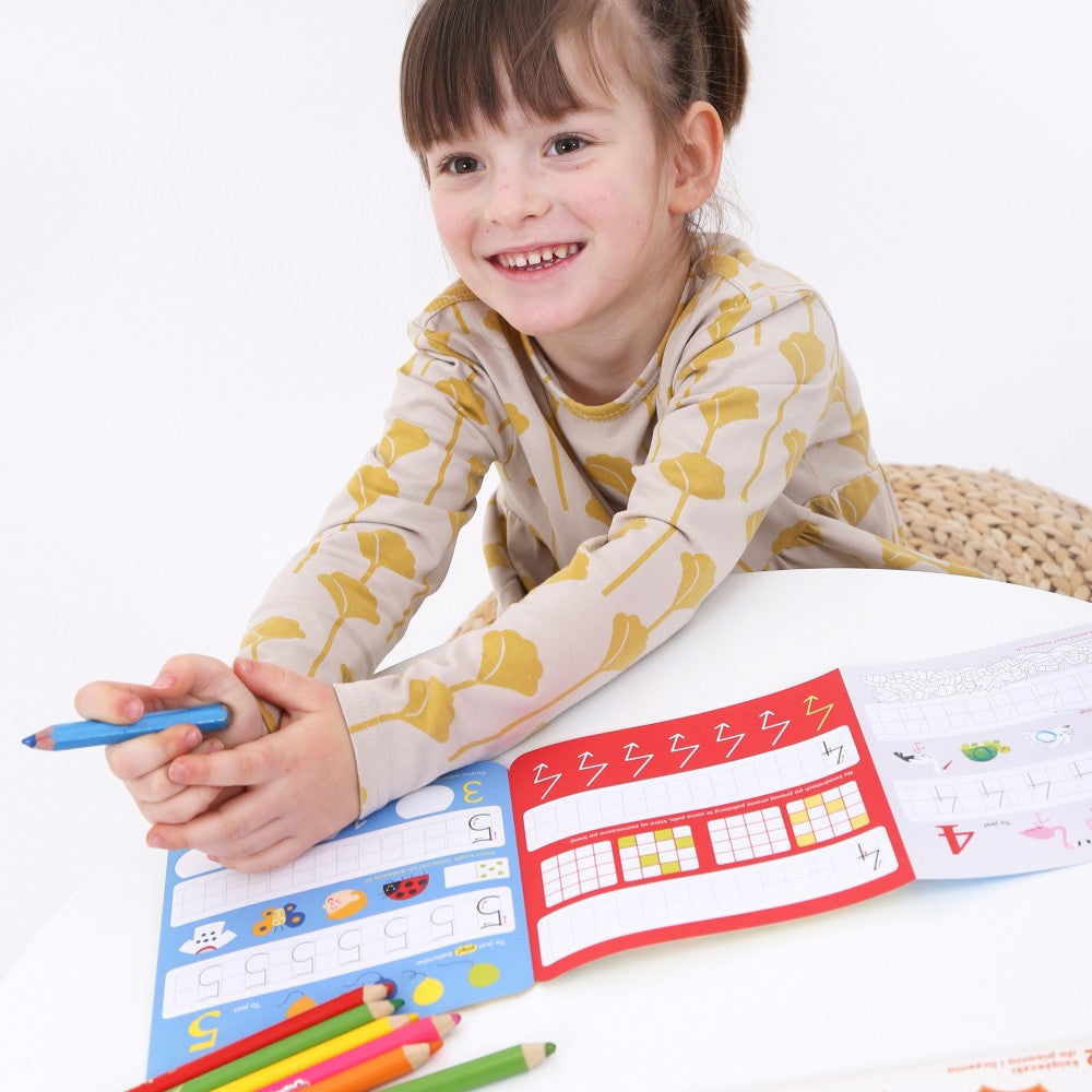 Looong Coloring Book - Números +5 - Banana Panda