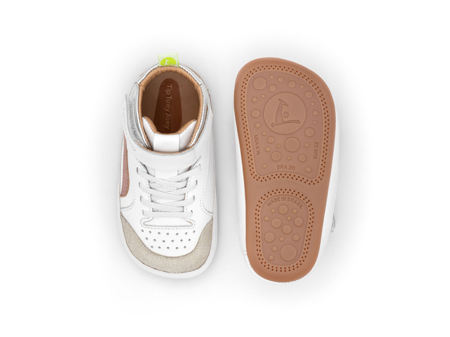 Tip Toey Joey - Ténis Landy High-top Rose Gold