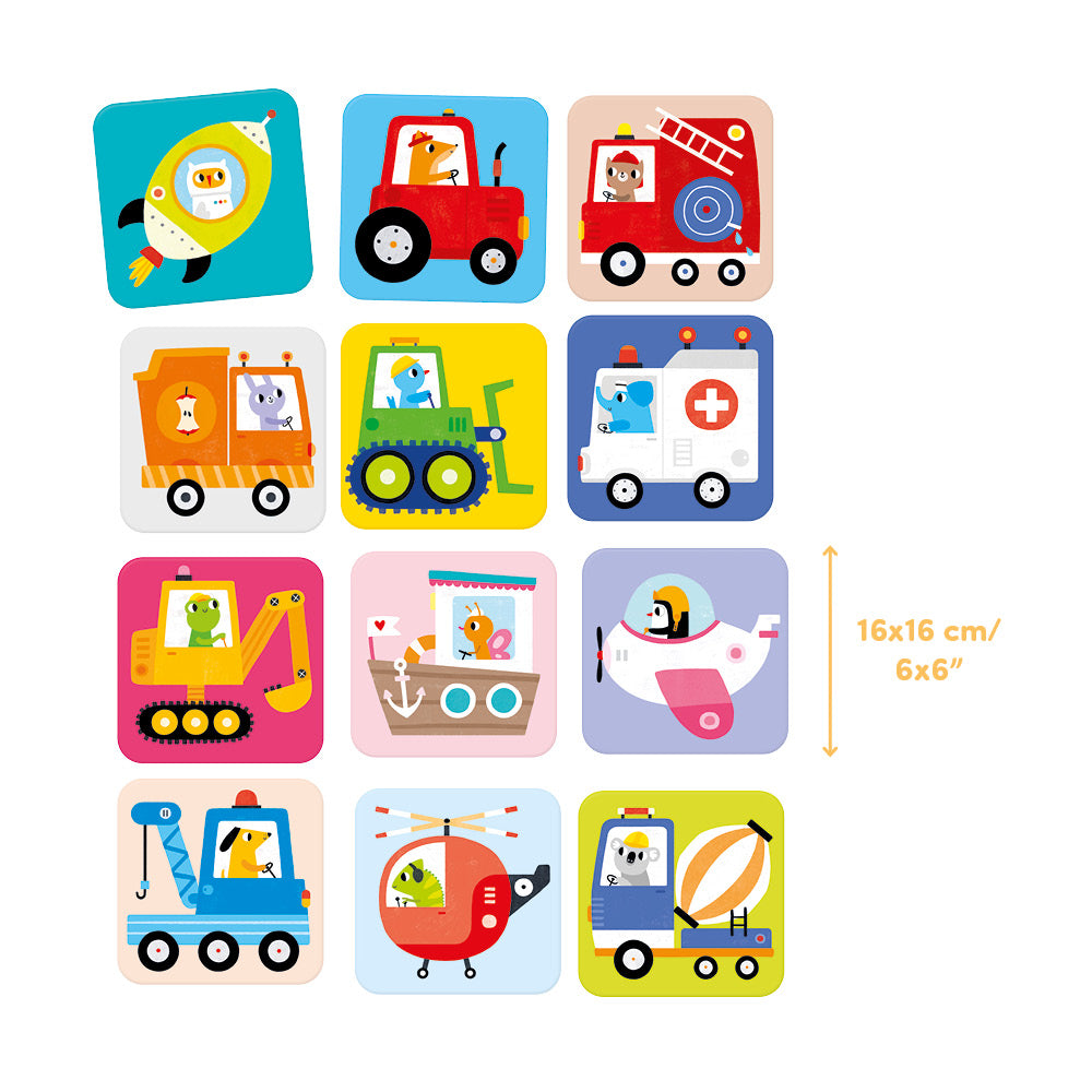 Banana Panda - Suuuper Size Memory Game Vehicles 2+