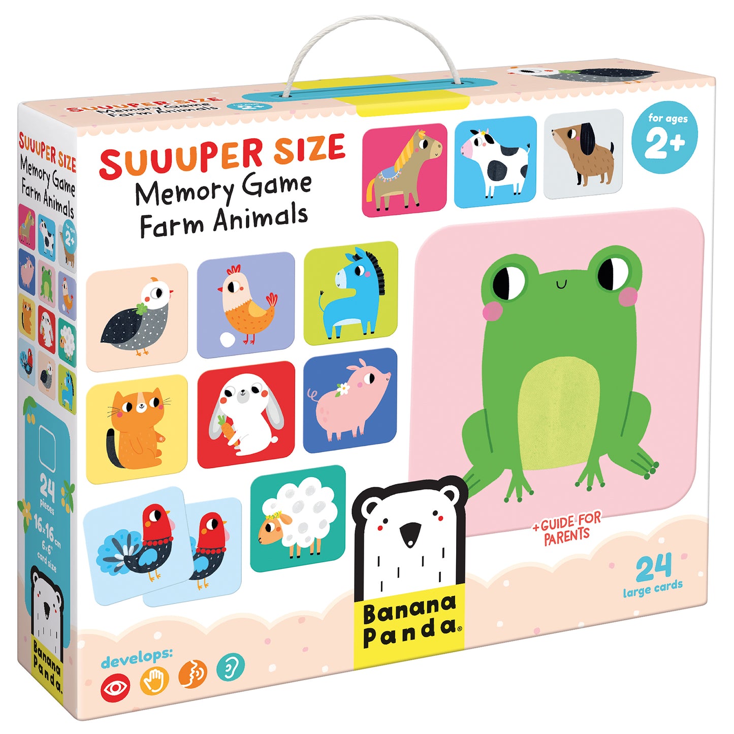 Banana Panda - Suuuper Size Memory Game Farm Animals 2+