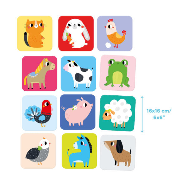 Banana Panda - Suuuper Size Memory Game Farm Animals 2+