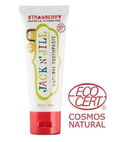 Conjunto Escova de dentes Bunny + Pasta de Dentes Morango - Jack & Jill
