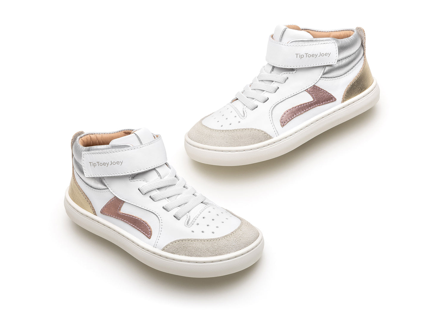 Tip Toey Joey - Ténis Landy High-top Rose Gold (run&play)