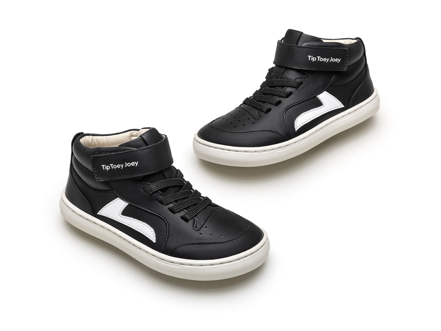 Tip Toey Joey - Ténis Landy High-top Black (run&play)