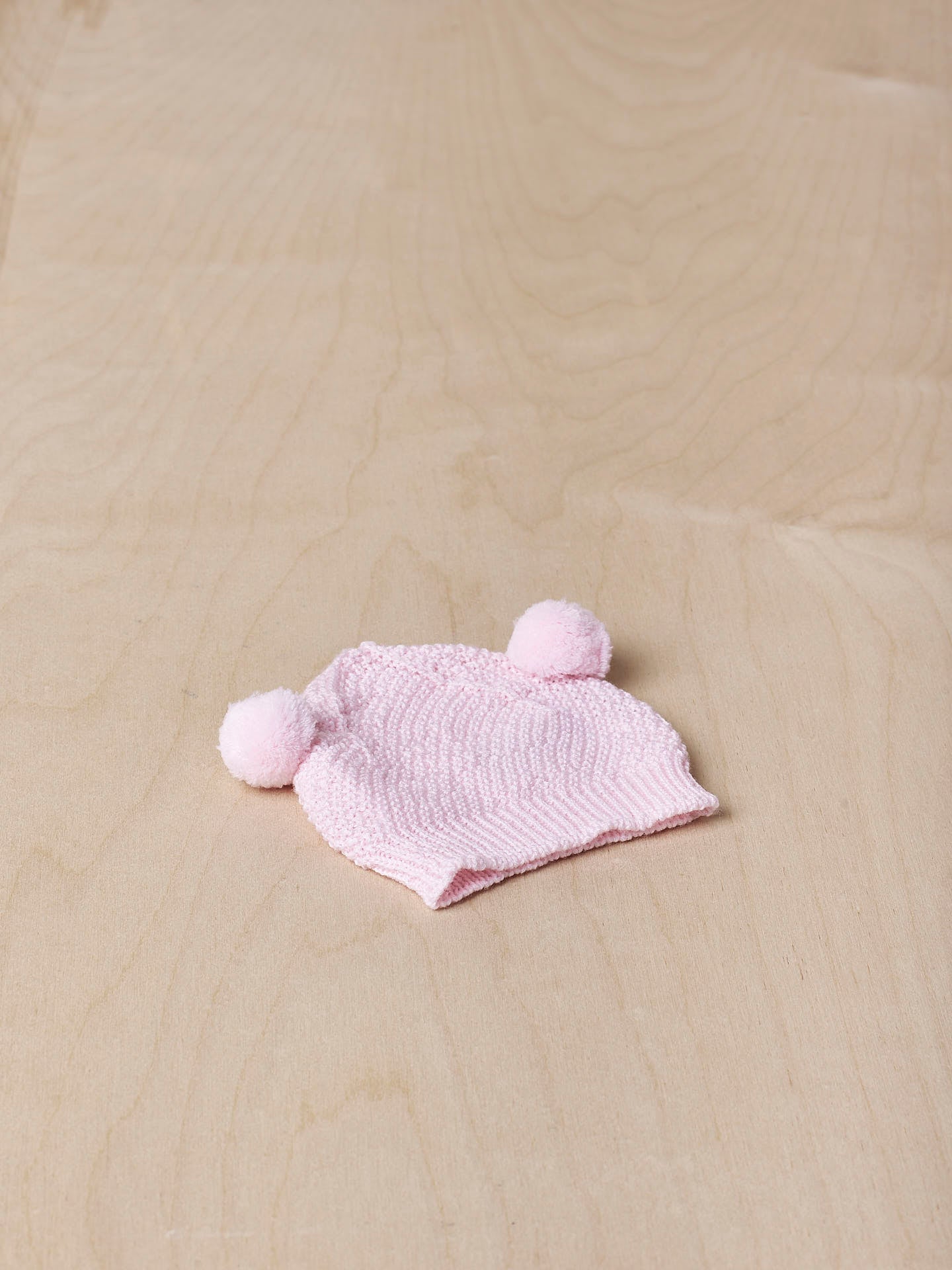 Gorro com pompom rosa - Wedoble