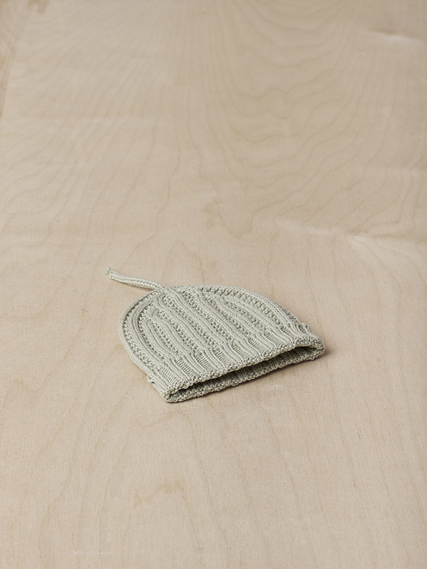 Gorro tricotado verde seco - Wedoble
