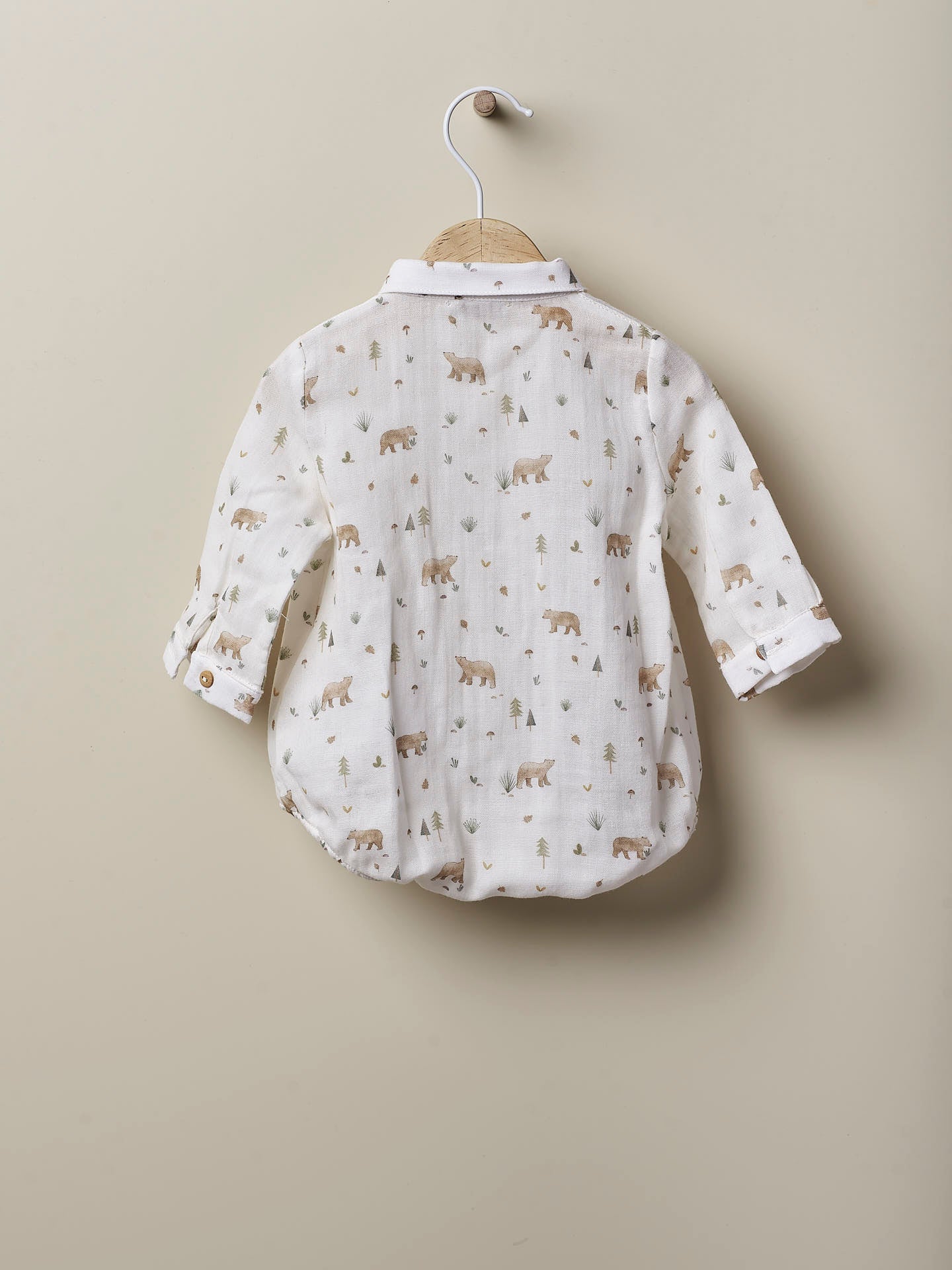 Body camisa orgânico Ursos - Wedoble