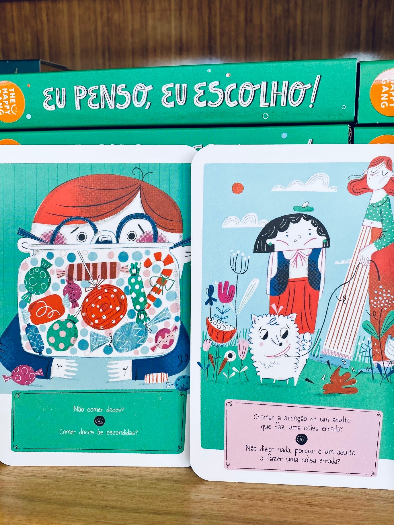 Cartas "Eu penso, Eu escolho!?" - The Happy Gang
