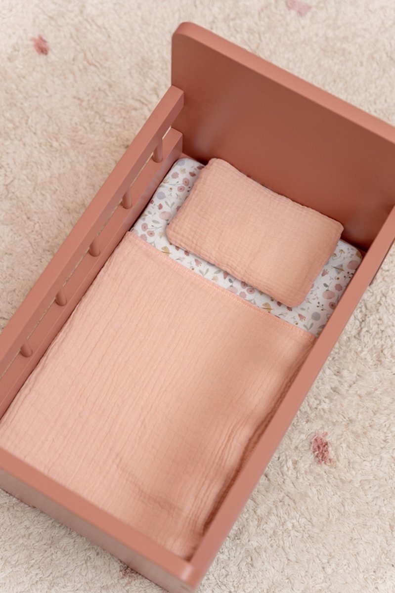 Cama de madeira Flowers - Little Dutch