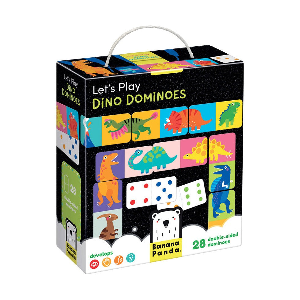Jogo Dominó Dinossauros +2 - Banana Panda