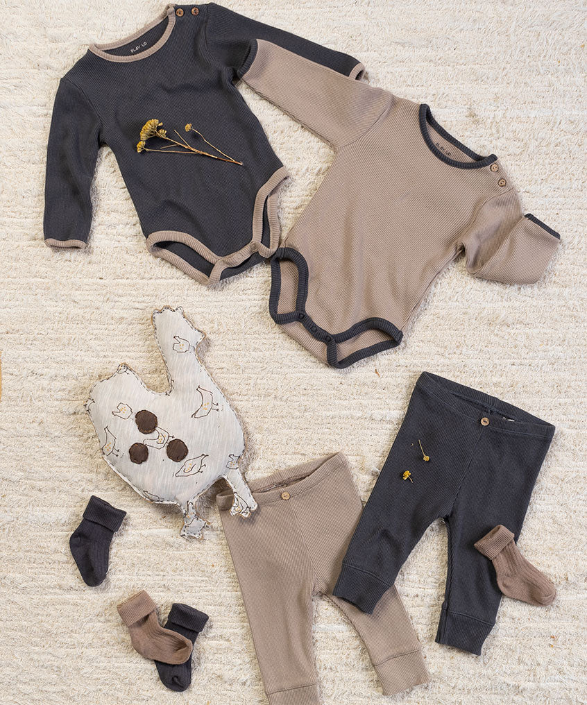 Leggins Rib Cinza - Play Up