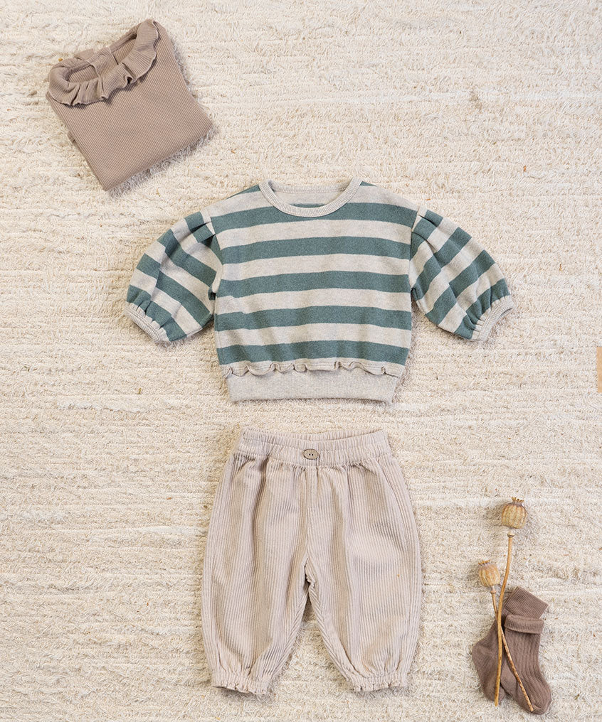 Camisola Riscas com pregas - Play Up