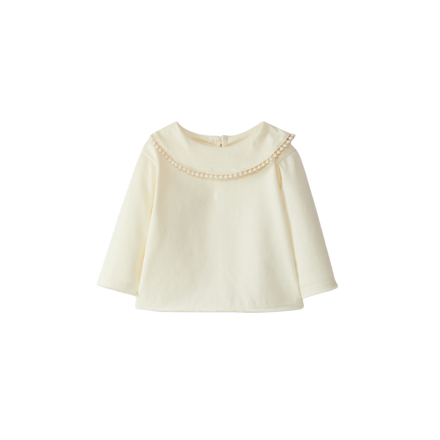 Camisola com gola e efeito tricot Natural - Snug
