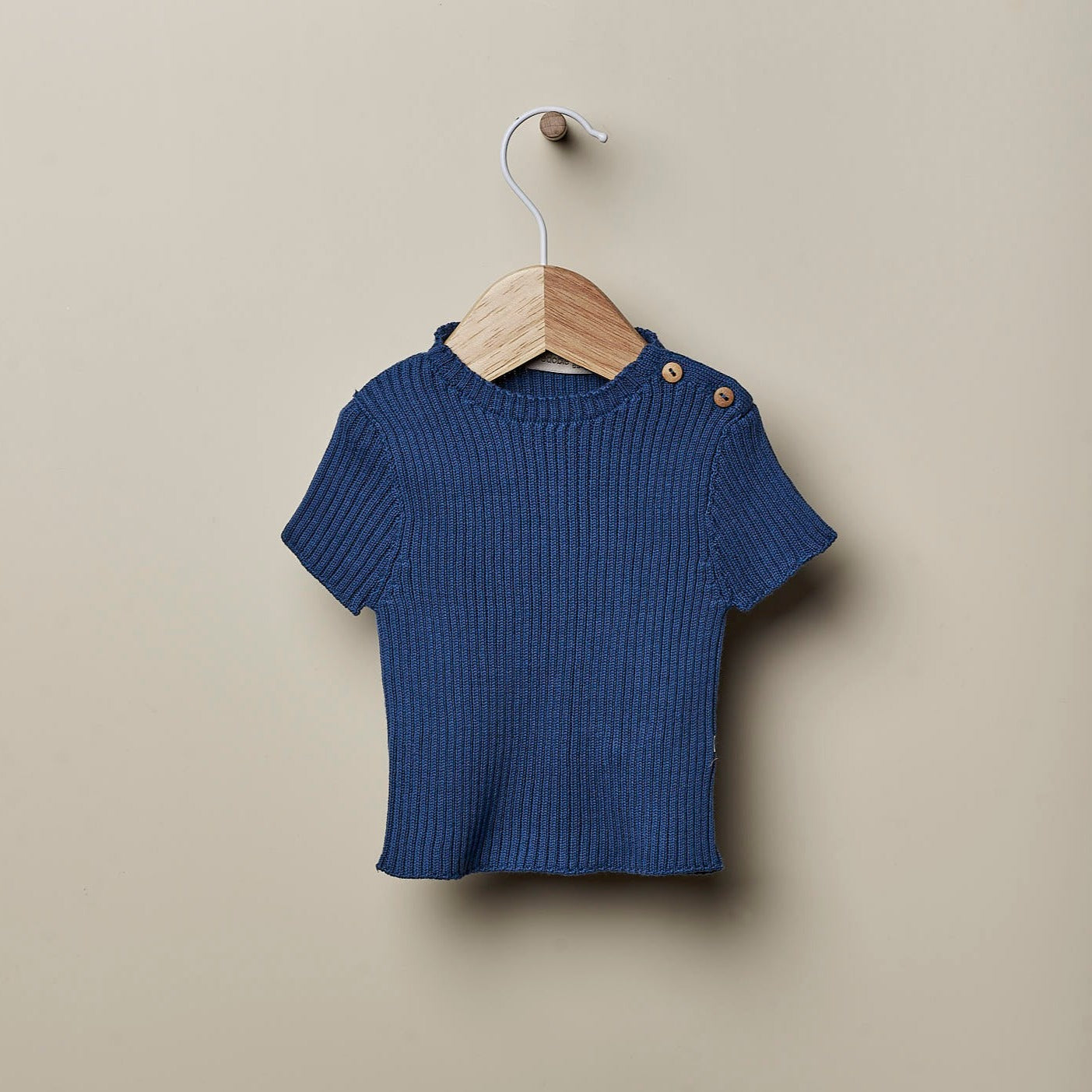 Blue knit sweater - Wedoble
