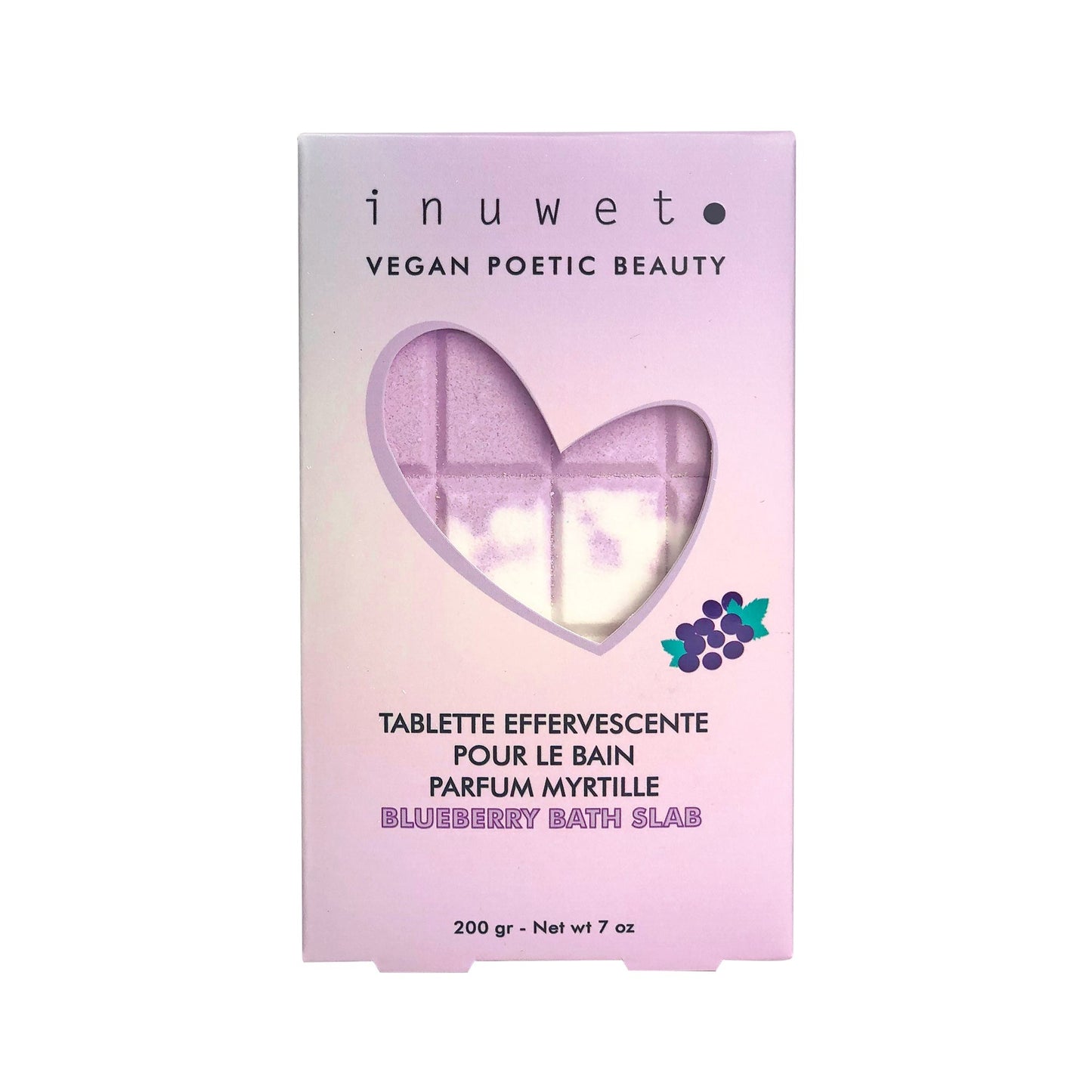 Inuwet - Sais de Banho em Tablete Mirtilo