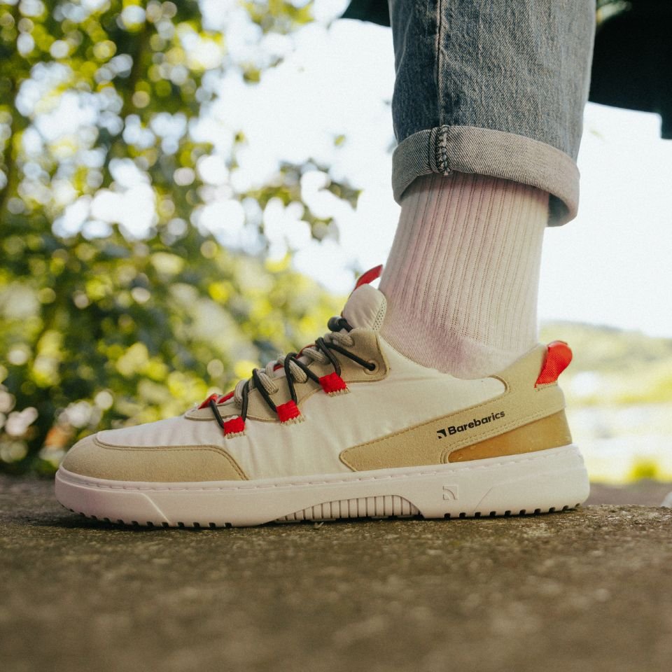 PRÉ-VENDA: Ténis Revive - Beige & White - Barebarics