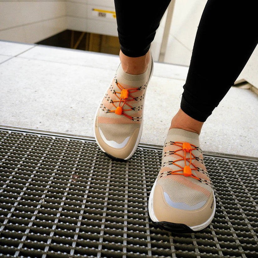 Ténis Voyager Beige&White - Barebarics