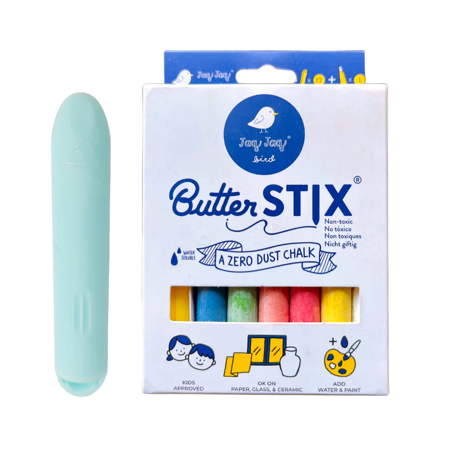 ButterStix 12 Giz + Porta Giz - Jaq Jaq Bird