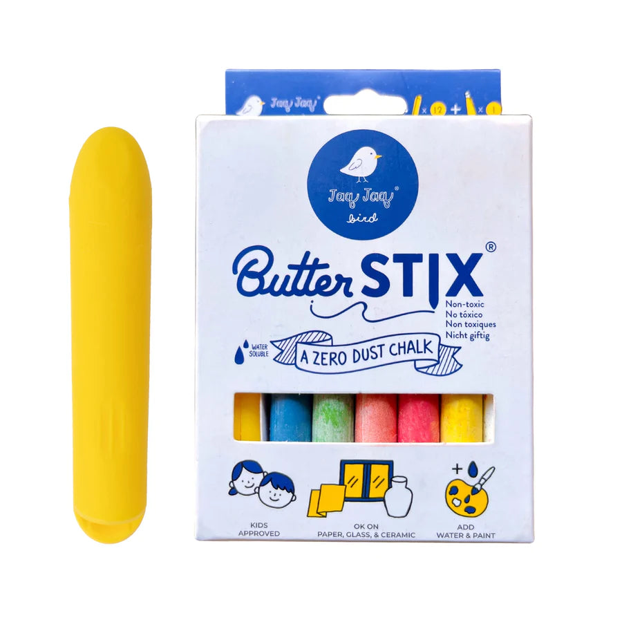 ButterStix 12 Giz + Porta Giz - Jaq Jaq Bird
