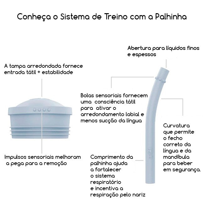 Mini Cup com Palhinha Rosa Nórdico - EZPZ