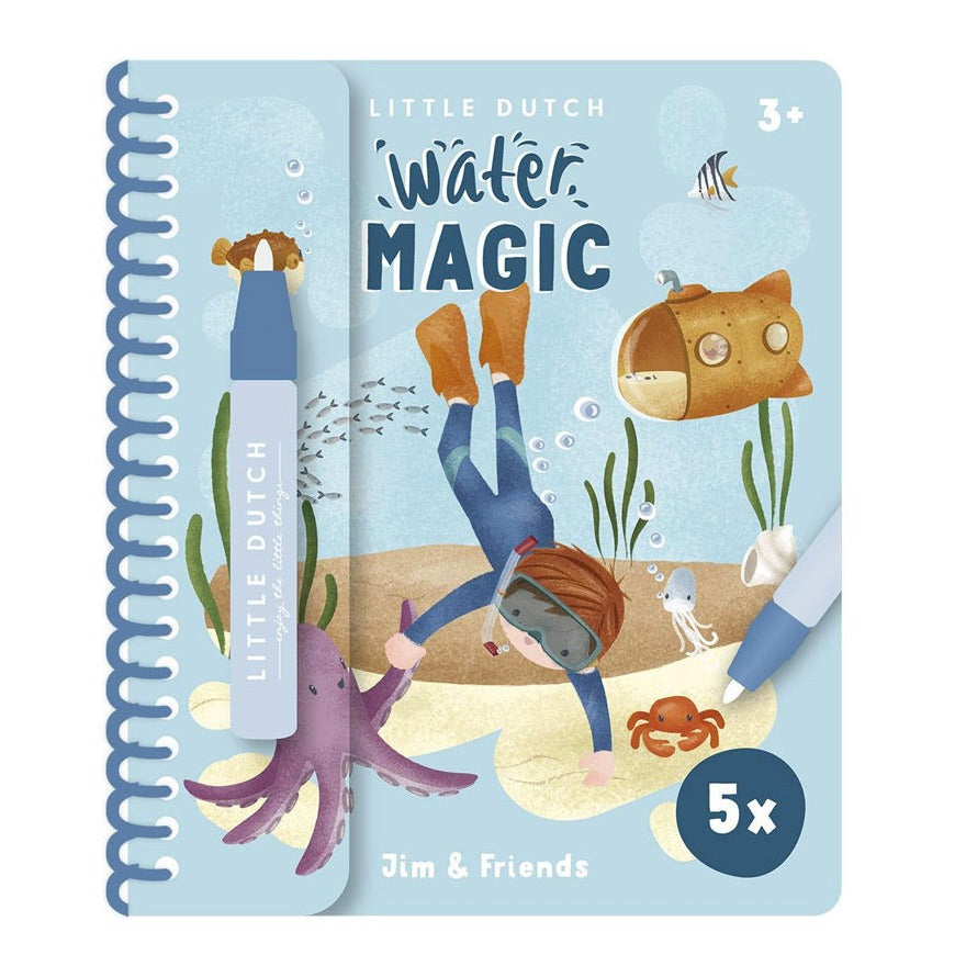 Livro de Aguarela- Jim & Friends - Little Dutch