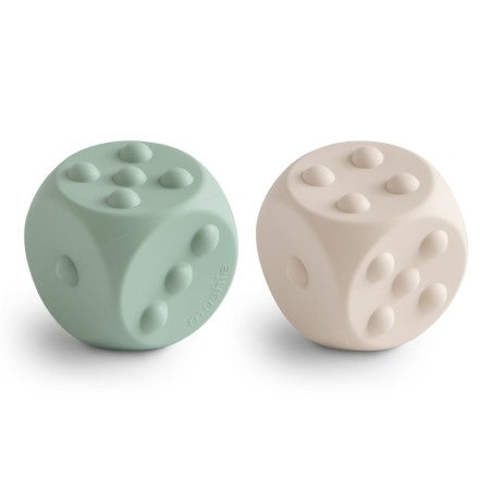 Pack 2 Dados Pop It Sage&Sand- Mushie