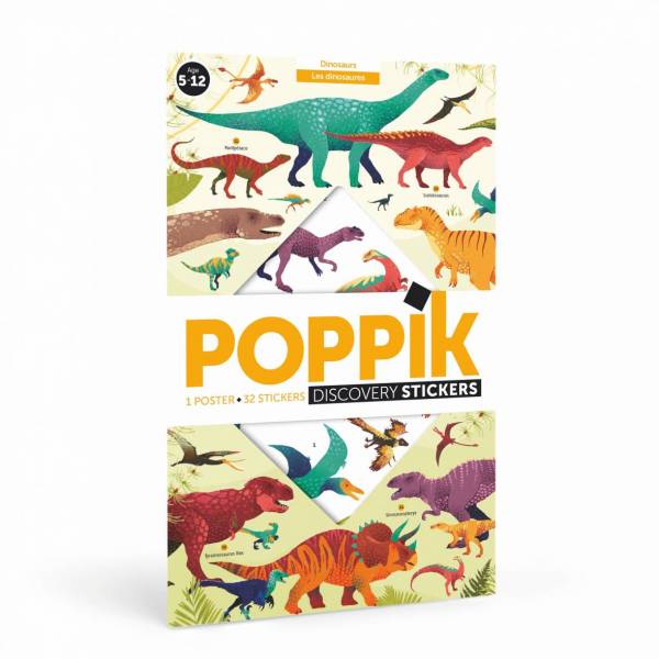 Poster Criativo "Discovery Dinossauros" (5-12) - Poppik