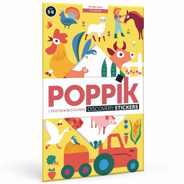 Poster Criativo "Discovery Farm" (3-7) - Poppik