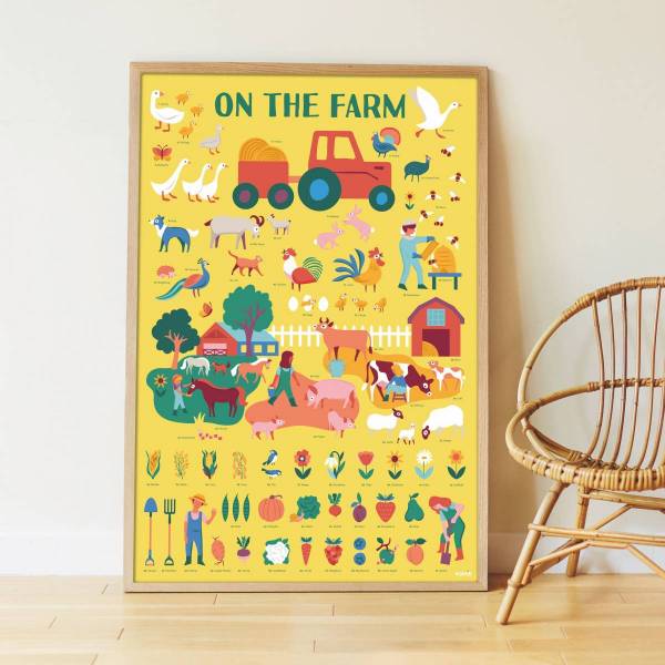 Poster Criativo "Discovery Farm" (3-7) - Poppik