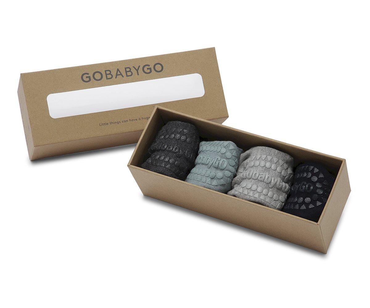Box 4 meias Sola Antiderrapante Dusty Blue