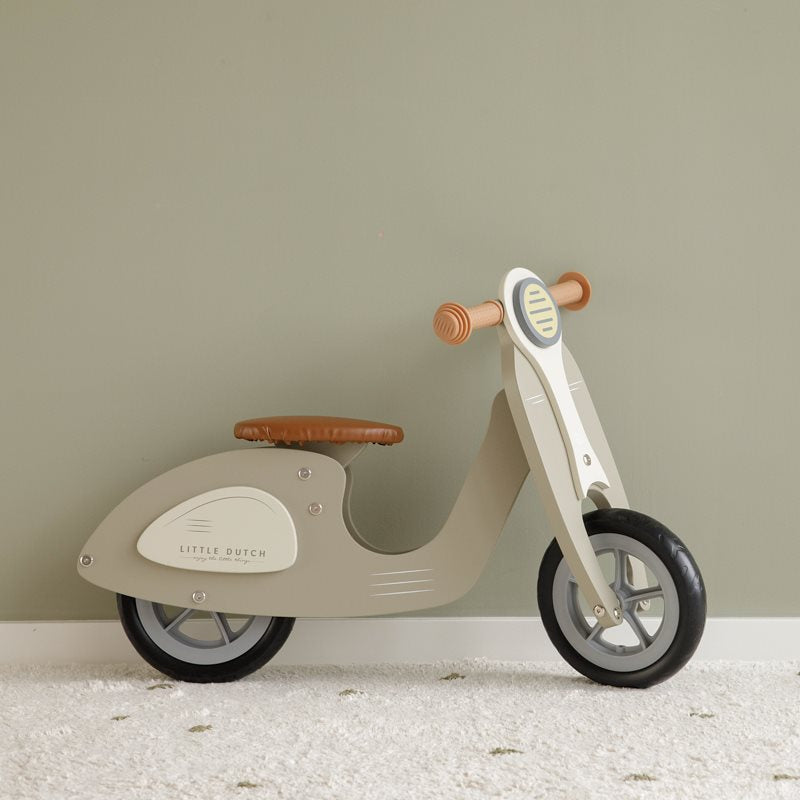 Scooter de Equilibrio Olive - Little Dutch