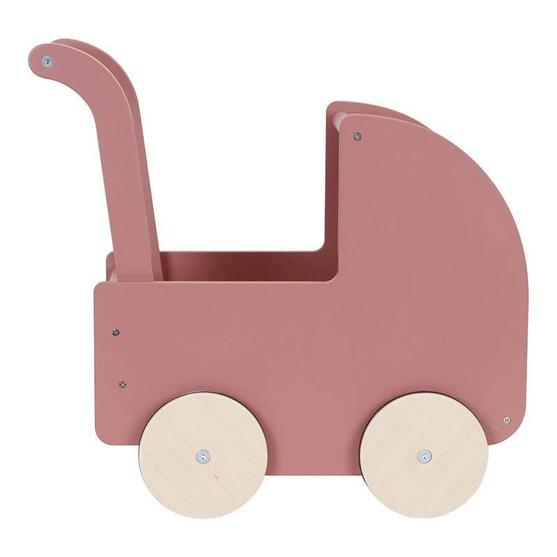 Carrinho de bonecas em madeira - Little Dutch