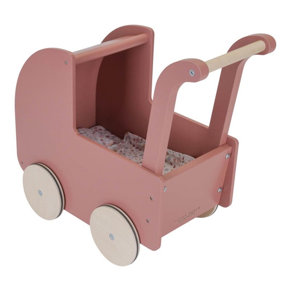 Carrinho de bonecas em madeira - Little Dutch