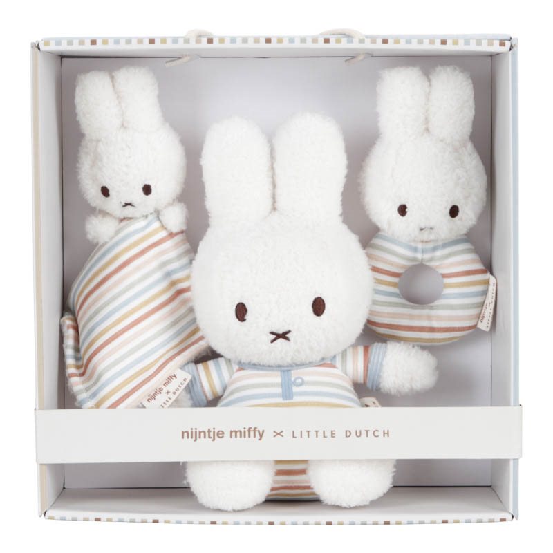 Miffy Gift Box Vintage Stripes - Little Dutch