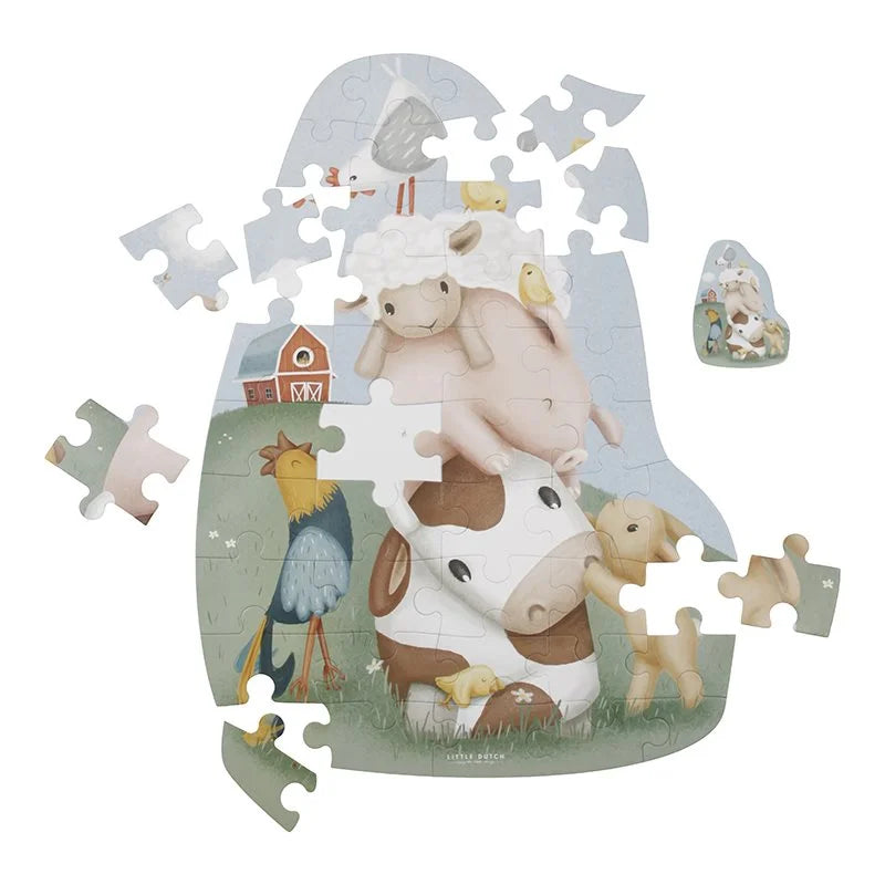 Little Dutch - Floor puzzle Little Farm XL